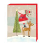 Santa on Reindeer Christmas Boxed Cards