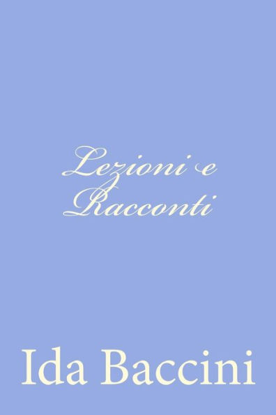 Lezioni e Racconti