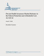 Private Health Insurance Market Reforms in the Patient Protection and Affordable Care Act (ACA)