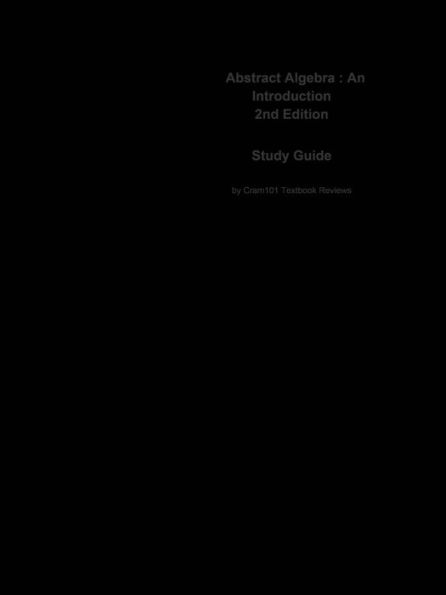 Abstract Algebra , An Introduction