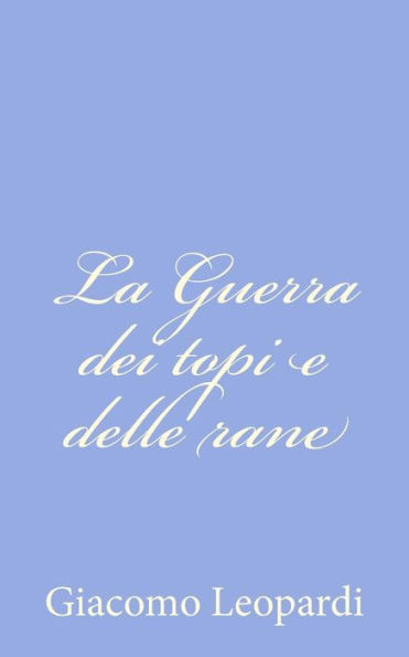 La Guerra dei topi e delle rane