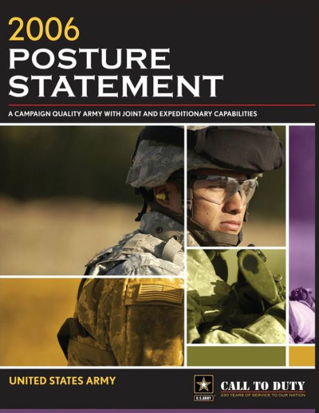 2006 Posture Statement: A Campaign Quality Army With Joint and Expeditionary Capabilities