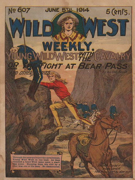 Young Wild West WIth the Cavalry or The Fight at Bear Pass