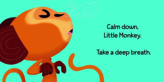 Little Monkey Calms Down by Michael Dahl, Oriol Vidal, Board Book ...