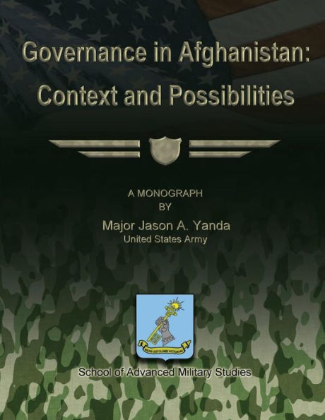 Governance in Afghanistan: Context and Possiblities