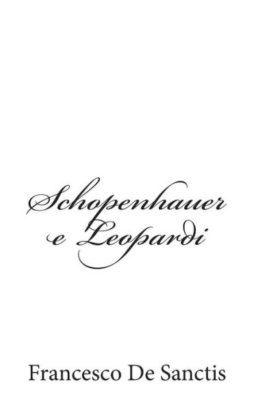 Schopenhauer e Leopardi