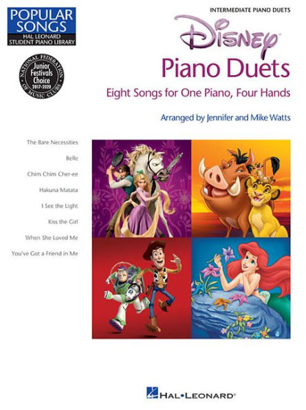 Disney Piano Duets: Hal Leonard Student Piano Library Popular Songs Series Intermediate 1 Piano, 4 Hands