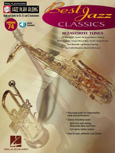 Best Jazz Classics (Songbook): Jazz Play-Along Volume 74