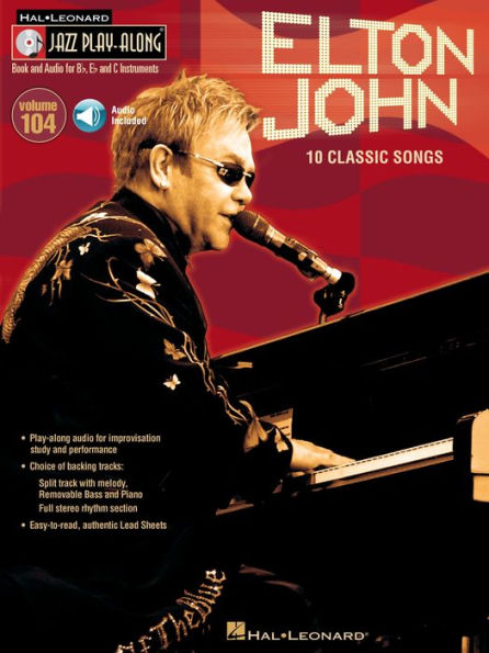 Elton John (Songbook): Jazz Play-Along Volume 104