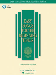 Title: Easy Songs for the Beginning Tenor (Songbook), Author: Hal Leonard Corp.