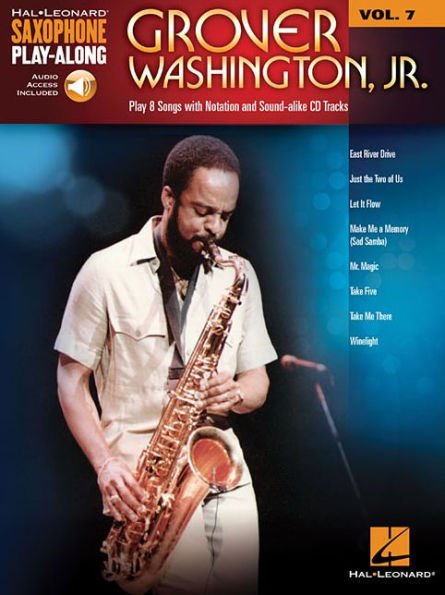 Grover Washington, Jr. - Saxophone Play-Along Volume 7 (Book/Online Audio)