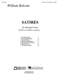 Title: Satires: SATB Madrigal Group A Cappella, Author: William Bolcom