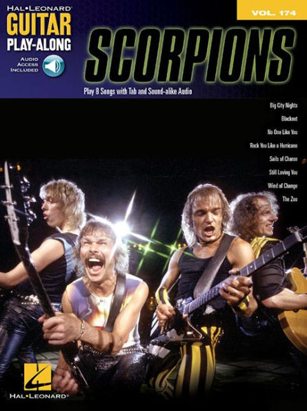 Scorpions - Guitar Play-Along Vol. 174 Book/Online Audio