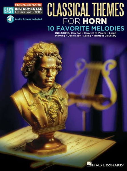 Classical Themes - 10 Favorite Melodies: Horn Easy Instrumental Play-Along Book with Online Audio Tracks