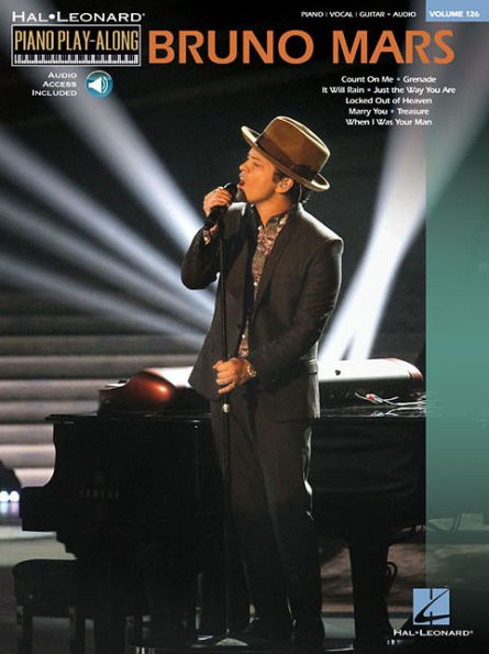 Bruno Mars: Piano Play-Along Volume 126 (Bk/Online Audio)