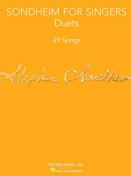 Sondheim for Singers: Duets (29 Songs)