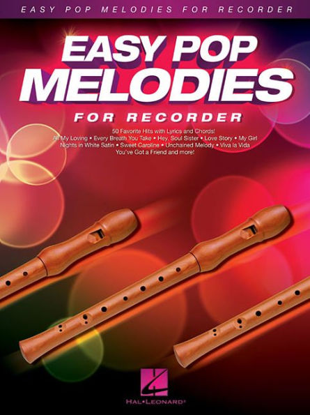 Easy Pop Melodies: for Recorder