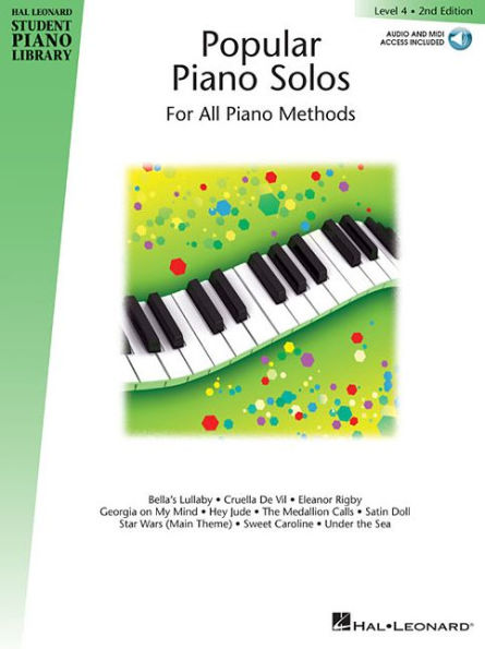 Popular Piano Solos - Level 4: Hal Leonard Student Piano Library Book with Online Audio