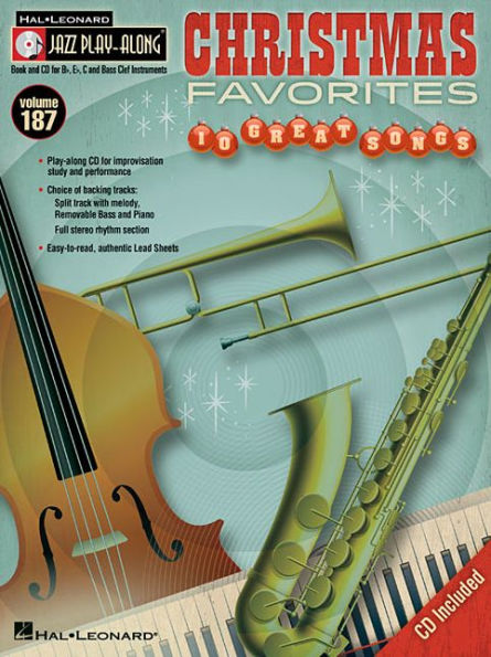 Christmas Favorites: Jazz Play-Along Volume 187