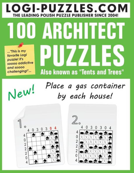 100 Architect Puzzles: Tents and Trees