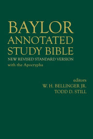 Free mp3 books for download Baylor Annotated Study Bible PDB PDF CHM 9781481308250 by W. H. Bellinger Jr., Todd D. Still (English literature)