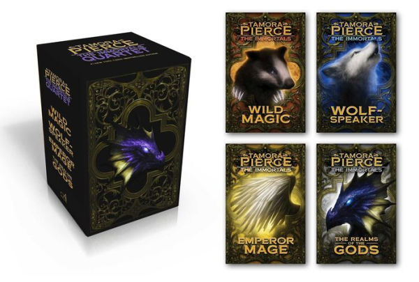 The Immortals Quartet: Wild Magic; Wolf-Speaker; Emperor Mage; The Realms of the Gods