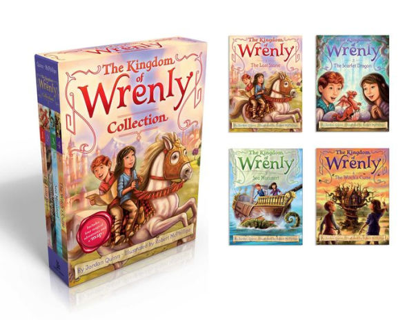 The Kingdom of Wrenly Collection (Includes four magical adventures and a map!) (Boxed Set): The Lost Stone; The Scarlet Dragon; Sea Monster!; The Witch's Curse