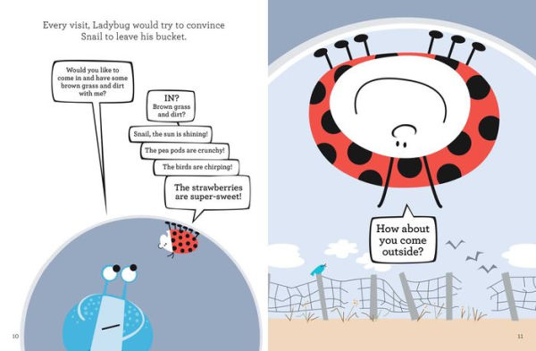 Snail Has Lunch