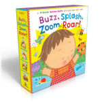 Alternative view 1 of Buzz, Splash, Zoom, Roar! (Boxed Set): 4-book Karen Katz Lift-the-Flap Gift Set: Buzz, Buzz, Baby!; Splish, Splash, Baby!; Zoom, Zoom, Baby!; Roar, Roar, Baby!