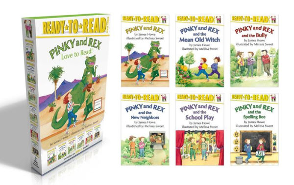 Pinky and Rex Love to Read! (Boxed Set): Pinky and Rex; Pinky and Rex and the Mean Old Witch; Pinky and Rex and the Bully; Pinky and Rex and the New Neighbors; Pinky and Rex and the School Play; Pinky and Rex and the Spelling Bee