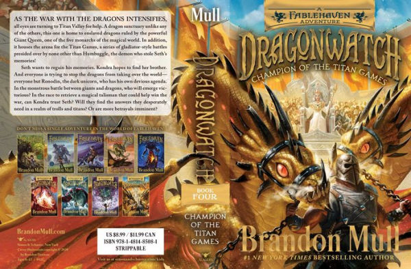 Champion of the Titan Games (Dragonwatch Series #4) by Brandon Mull,  Paperback