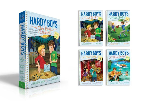 Hardy Boys Clue Book Collection Books 1-4 (Boxed Set): The Video Game Bandit; The Missing Playbook; Water-Ski Wipeout; Talent Show Tricks