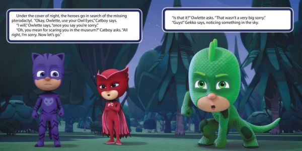 PJ Masks and the Dinosaur!