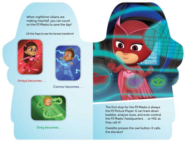 PJ Masks Save the Library!  Book by Daphne Pendergrass, Style