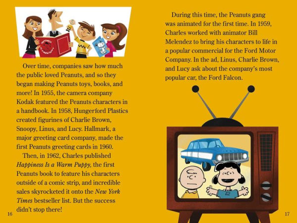 The Great American Story of Charlie Brown, Snoopy, and the Peanuts Gang!: Ready-to-Read Level 3