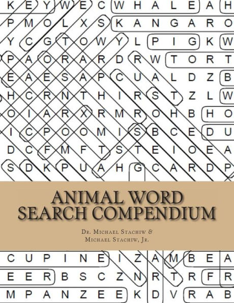 Animal Word Search Compendium