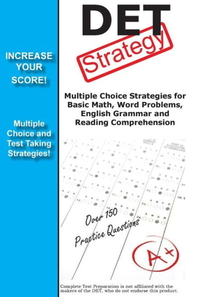 DET Strategy: Winning Multiple Choice Strategies for the Diagnostic Entrance Test