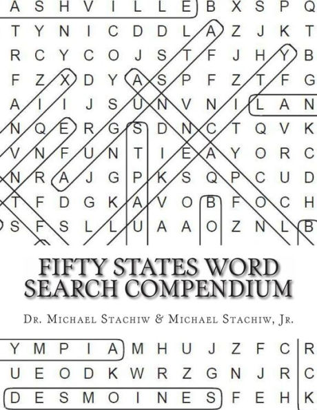 Fifty States Word Search Compendium