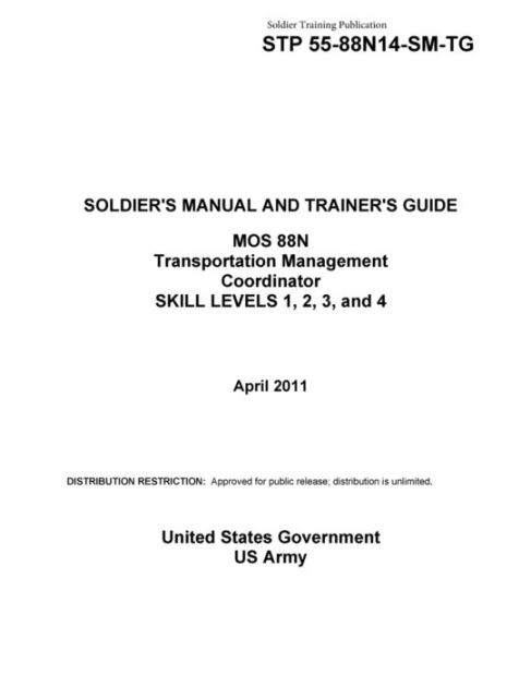 Soldier Training Publication STP 55-88N14-SM-TG SOLDIER'S MANUAL AND ...