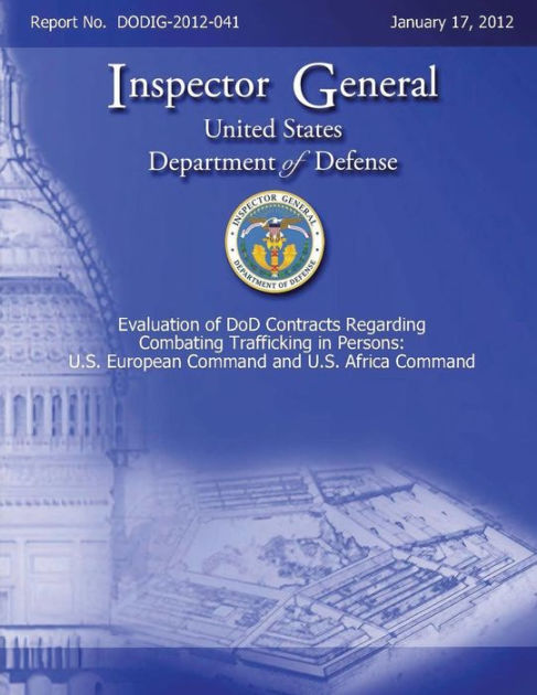 Evaluation of DOD Contracts Regarding Combating Trafficking in Persons ...