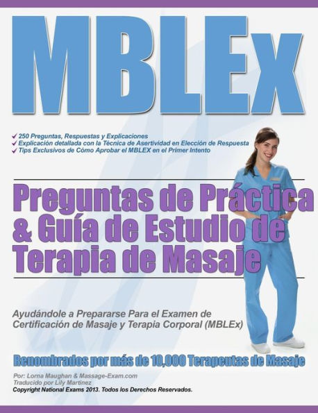 MBLEx Preguntas de PrÃ¯Â¿Â½ctica & GuÃ¯Â¿Â½a de Estudio de Terapia de Masaje