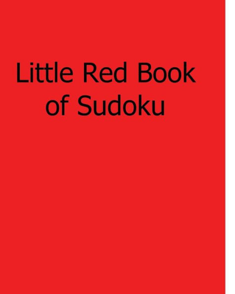 Little Red Book of Sudoku: Fun, Large Print Sudoku Puzzles