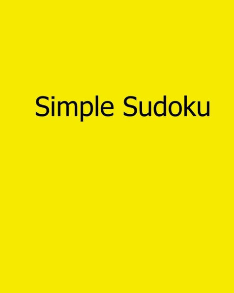 Simple Sudoku: Fun, Large Grid Sudoku Puzzles