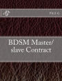 BDSM Master/slave Contract