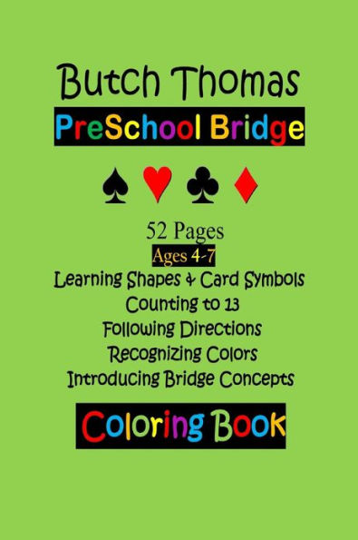 Pre-School Bridge Coloring Book