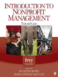 Title: Introduction to Nonprofit Management: Text and Cases, Author: W. Glenn Rowe