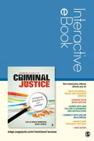 Title: Introduction to Criminal Justice Interactive eBook Student Version: Systems, Diversity, and Change / Edition 1, Author: Callie Marie Rennison