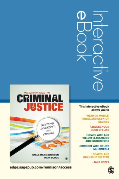 Introduction to Criminal Justice Interactive eBook Student Version: Systems, Diversity, and Change / Edition 1