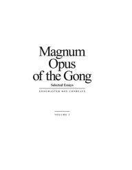 Title: Magnum Opus of the Gong: Selected Essays Vol 1, Author: Don Conreaux