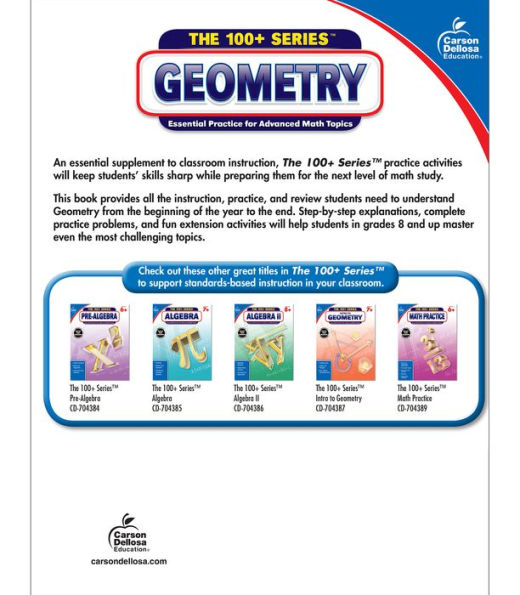 Geometry , Grades 8 - 10